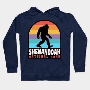 Shenandoah National Park Bigfoot Sasquatch Hiking Hoodie